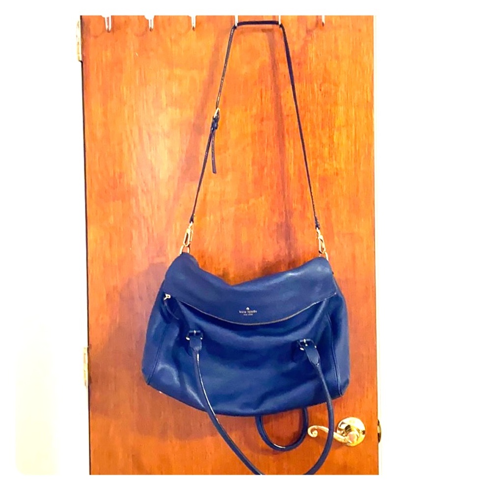 Kate Spade blue leather versatile bag